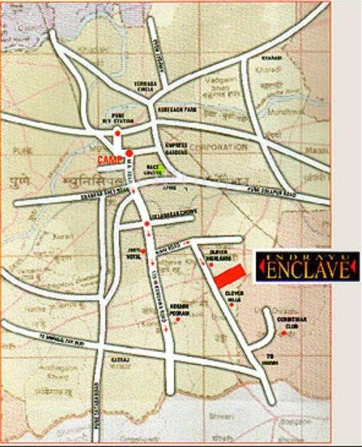 Images for Location Plan of Karia Builders Konark Indrayu Enclave I