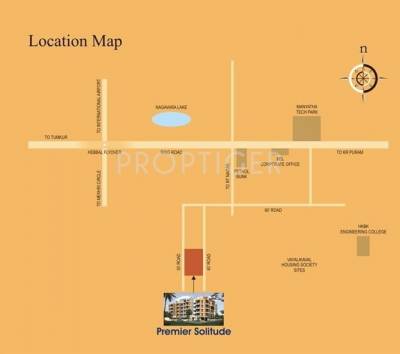 Premier Builders Solitude Location Plan