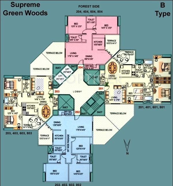 Images for Cluster Plan of Hindustan Supreme Green Woods