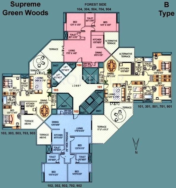 Images for Cluster Plan of Hindustan Supreme Green Woods