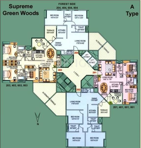 Images for Cluster Plan of Hindustan Supreme Green Woods Images for Cluster Plan of Hindustan Supreme Green Woods