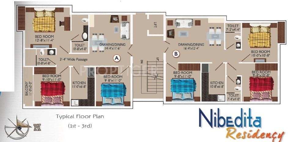Images for Cluster Plan of DJ Nibedita Residency