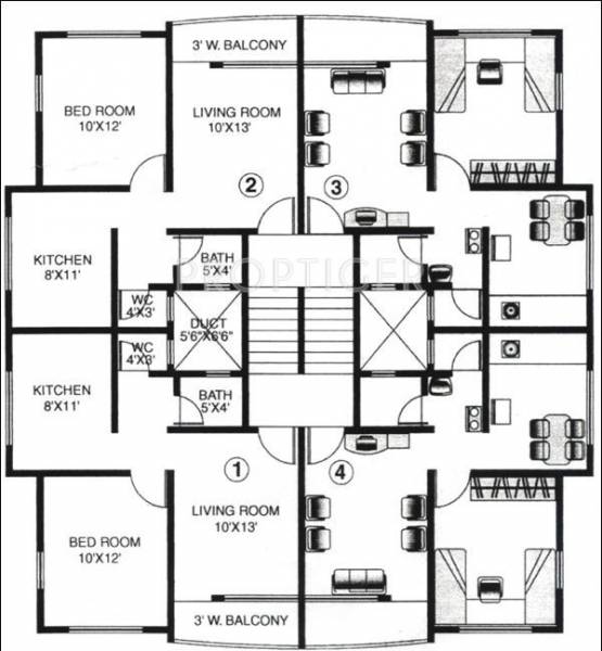 Images for Cluster Plan of Hindustan Supreme Aangan