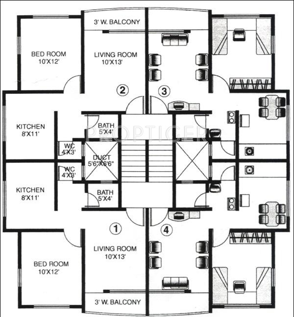 Images for Cluster Plan of Hindustan Supreme Aangan