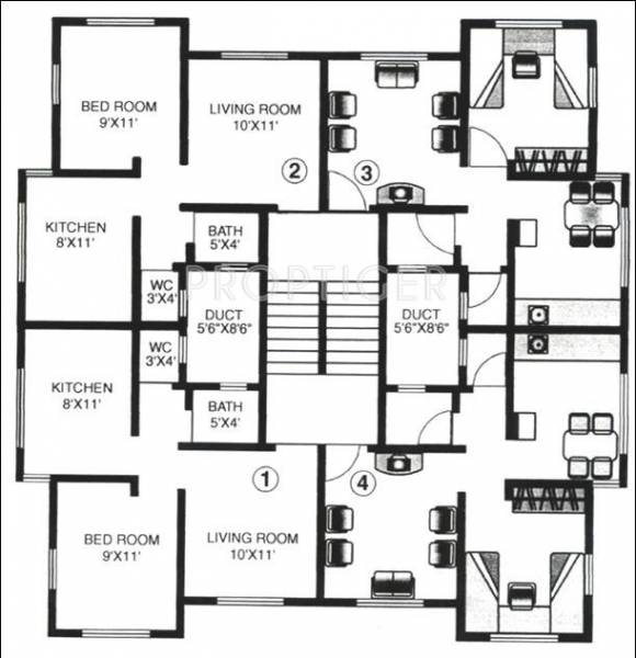 Images for Cluster Plan of Hindustan Supreme Aangan
