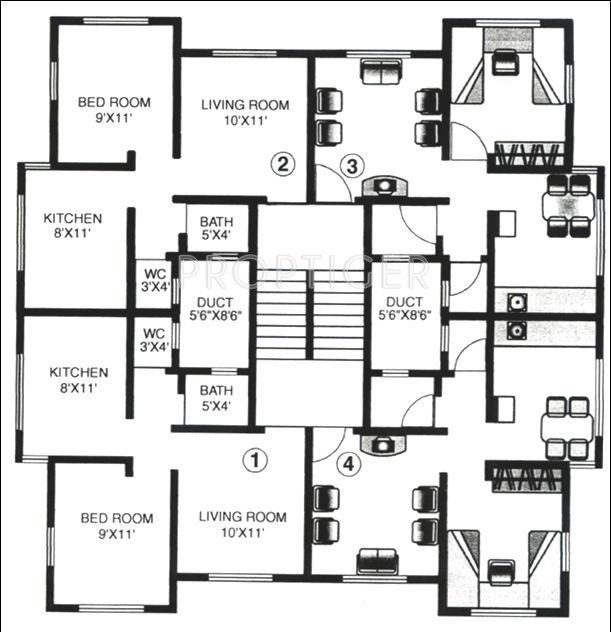 Images for Cluster Plan of Hindustan Supreme Aangan