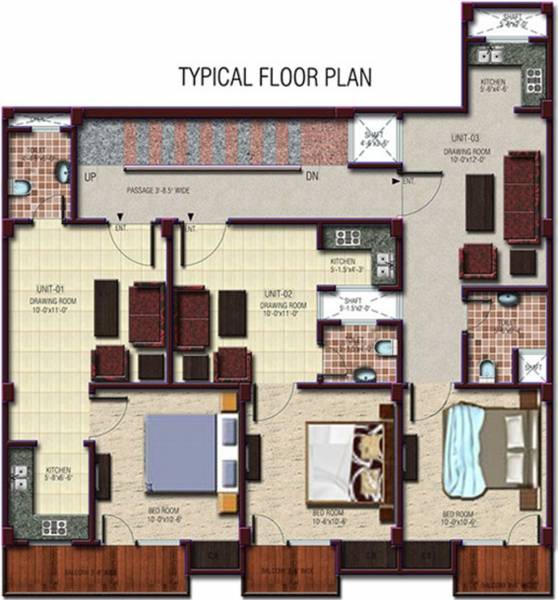 Images for Cluster Plan of  Bank Colony