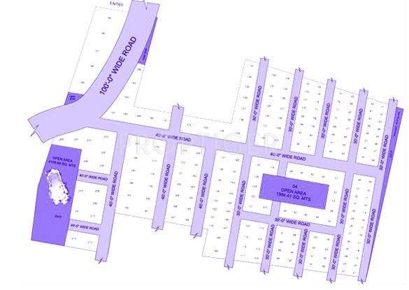  hill view Images for Layout Plan of Oorjita Hill View