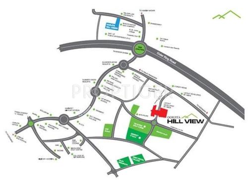  hill-view Images for Location Plan of Oorjita Hill View