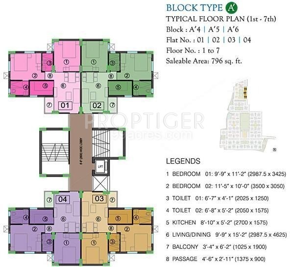 Images for Cluster Plan of Eden City Group Eden City Maheshtala