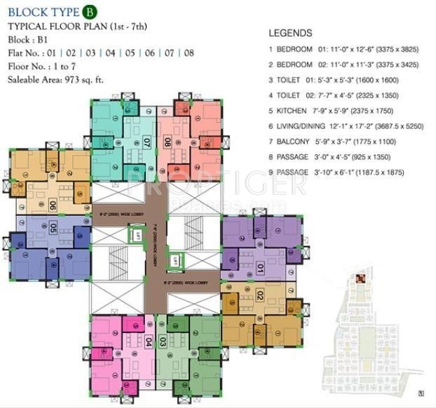 Images for Cluster Plan of Eden City Group Eden City Maheshtala