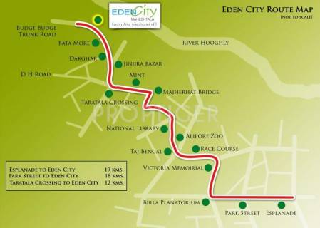 Maheshtala In Kolkata Map Image Of Location Map Of Eden City Group Eden City Maheshtala Maheshtala  Kolkata - Proptiger.com