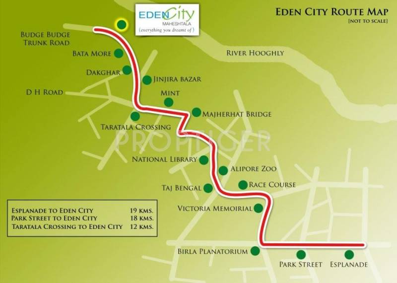 Images for Location Plan of Eden City Group Eden City Maheshtala
