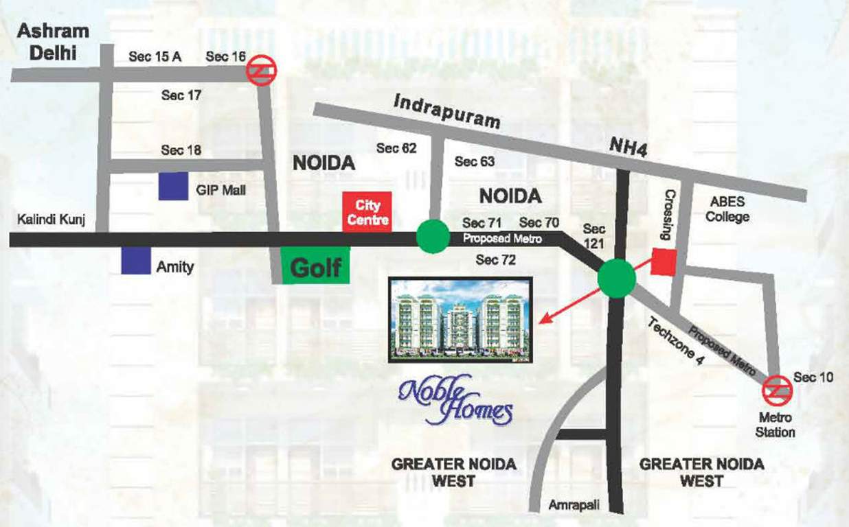 noble homes Images for Location Plan of Arsh Noble Homes