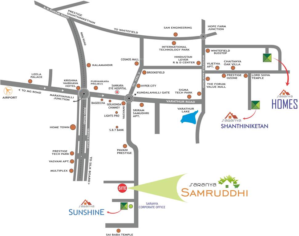  samruddhi Images for Location Plan of Saranya Samruddhi