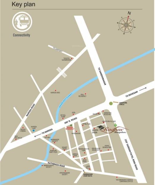 Images for Location Plan of Takshashila Raghav Bunglaws