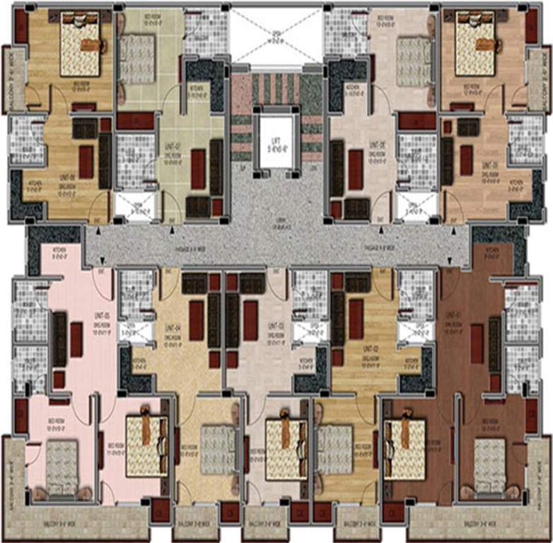 Images for Cluster Plan of Hari Har Apartment