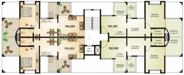 Images for Cluster Plan of Suratwala Sweet 16