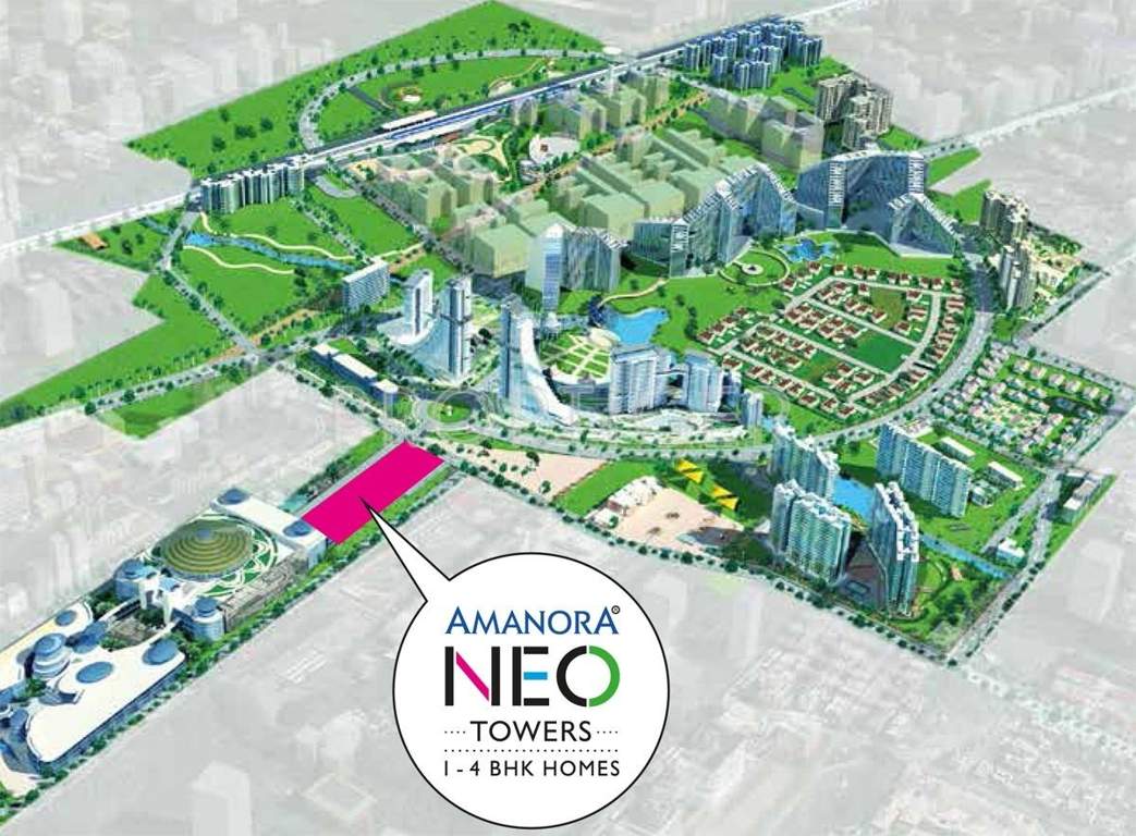  neo towers Images for Layout Plan of  Amanora Neo Towers