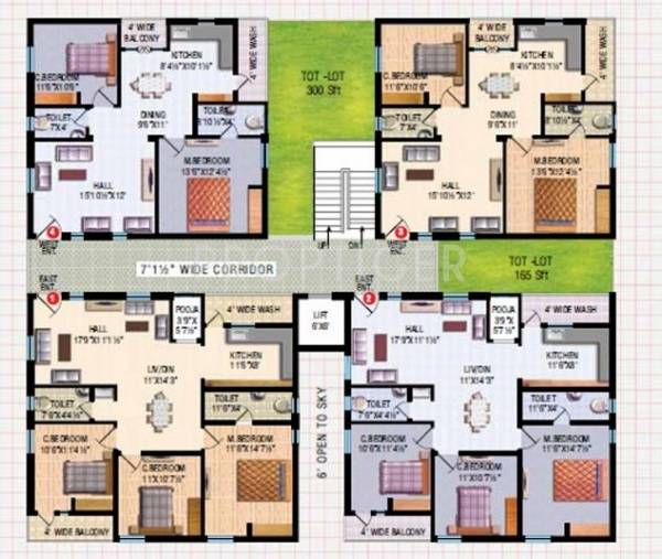 Images for Cluster Plan of RV Fortune Nest Images for Cluster Plan of RV Fortune Nest