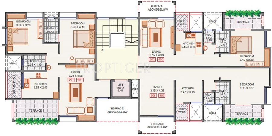 Images for Cluster Plan of Arun Sheth Anika Apartments