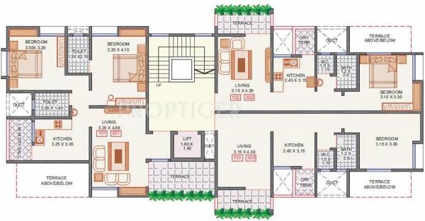 Images for Cluster Plan of Arun Sheth Anika Apartments