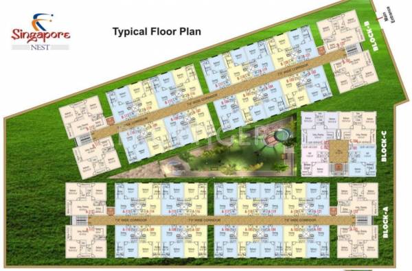  singapore-nest Block A Cluster Plan