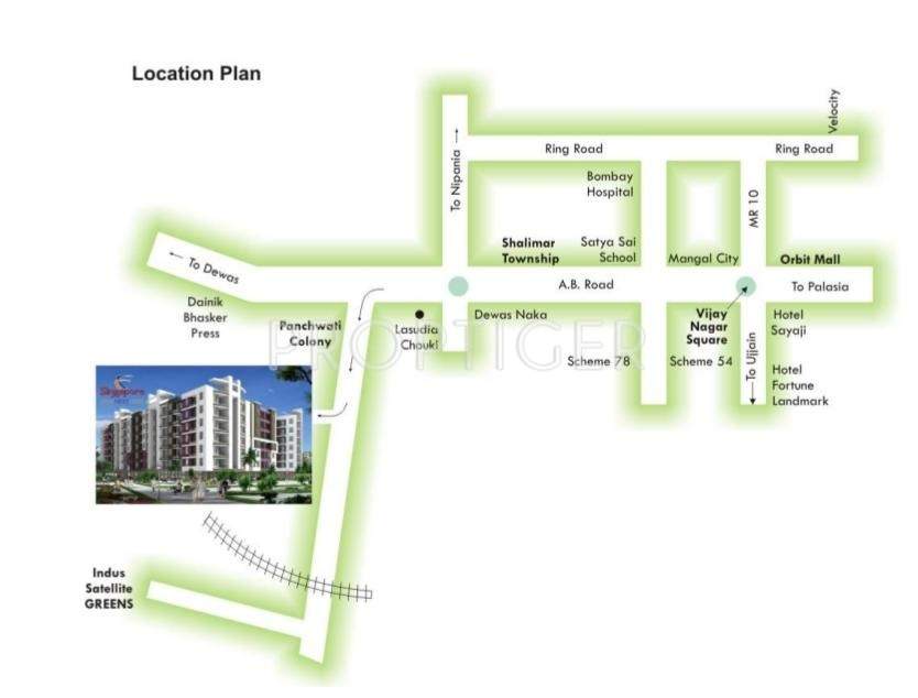 singapore nest Images for Location Plan of Sarthak Singapore Nest