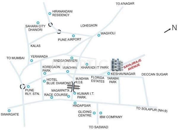 Images for Location Plan of Anandtara Sayajiraje Avenue