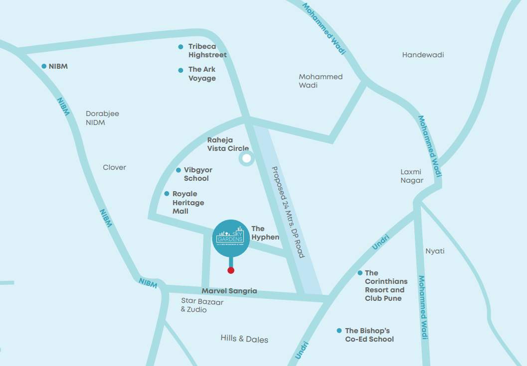  sky garden Location Plan