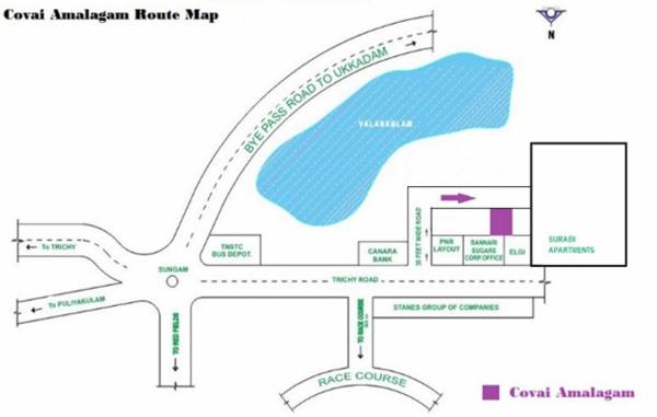 Images for Location Plan of Covai Amalagam Apartments