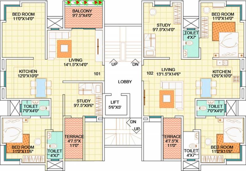Images for Cluster Plan of Ravetkar Anusha Residency
