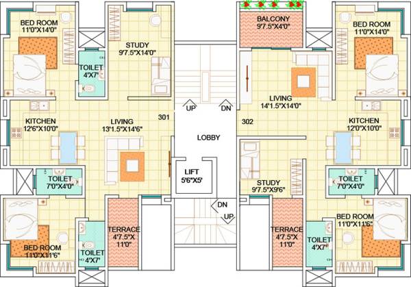 Images for Cluster Plan of Ravetkar Anusha Residency