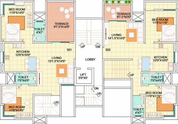 Images for Cluster Plan of Ravetkar Anusha Residency