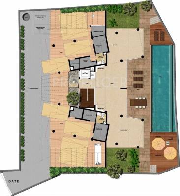 Images for Layout Plan of Pushpganga Feya Residencia