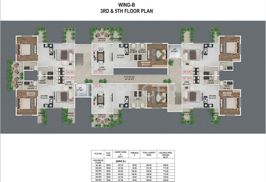 Images for Cluster Plan of Venkatesh Oxy Elegance