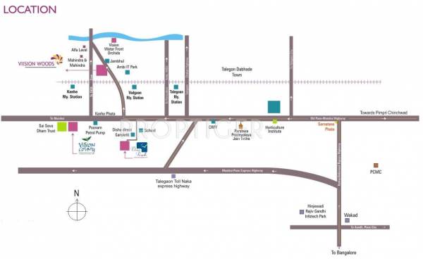 Images for Location Plan of Siddhivinayak Groups Viision Woods