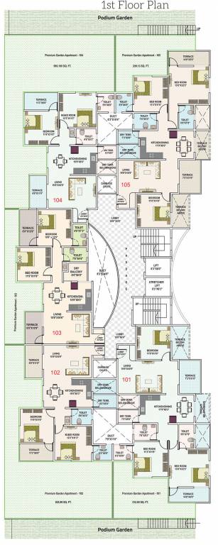 Images for Cluster Plan of Veddant Ganesh Aura