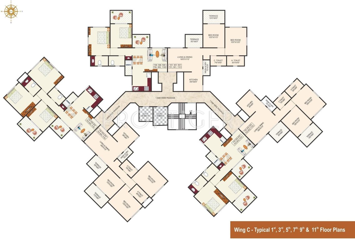  pacific Images for Cluster Plan of Sukhwani Pacific