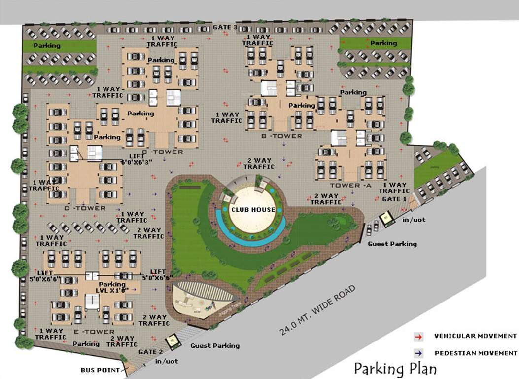 Images for Cluster Plan of RED Baroda Skyz