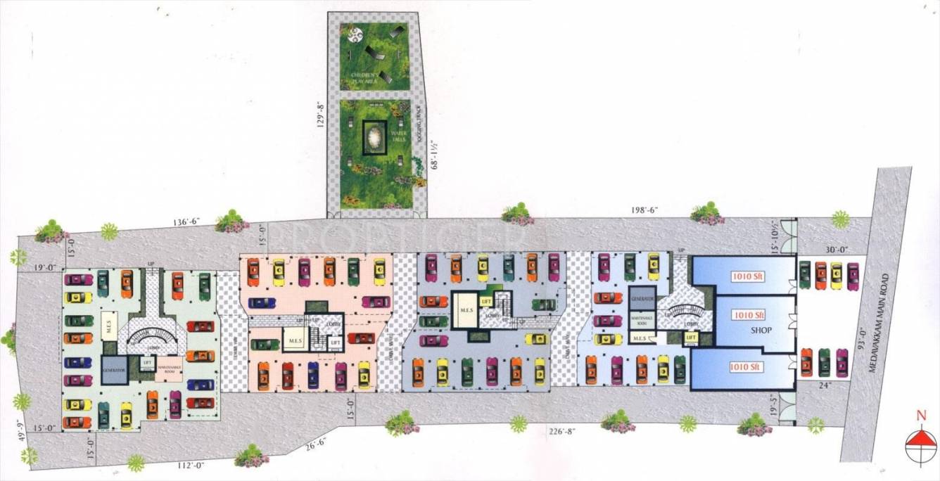  palazzo Single One Cluster Plan