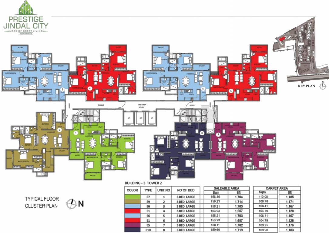 Images for Cluster Plan of Prestige Jindal City