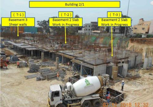  jindal-city Building 1 Tower 3 Construction Status Sept-21