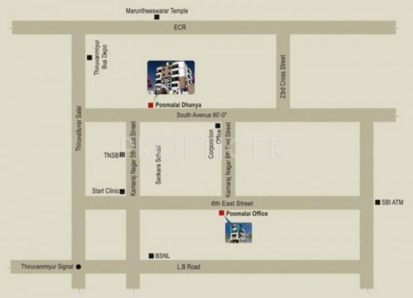 Images for Location Plan of Poomalai Housing Dhanyaa