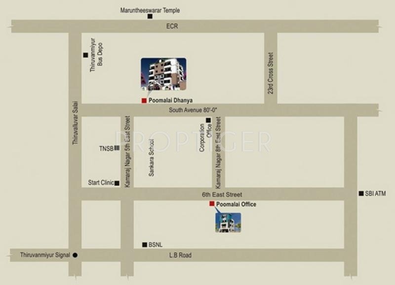 Images for Location Plan of Poomalai Housing Dhanyaa