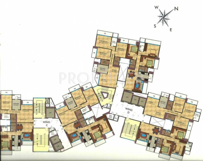  exotica-apartment Images for Cluster Plan of RNA Exotica Apartment