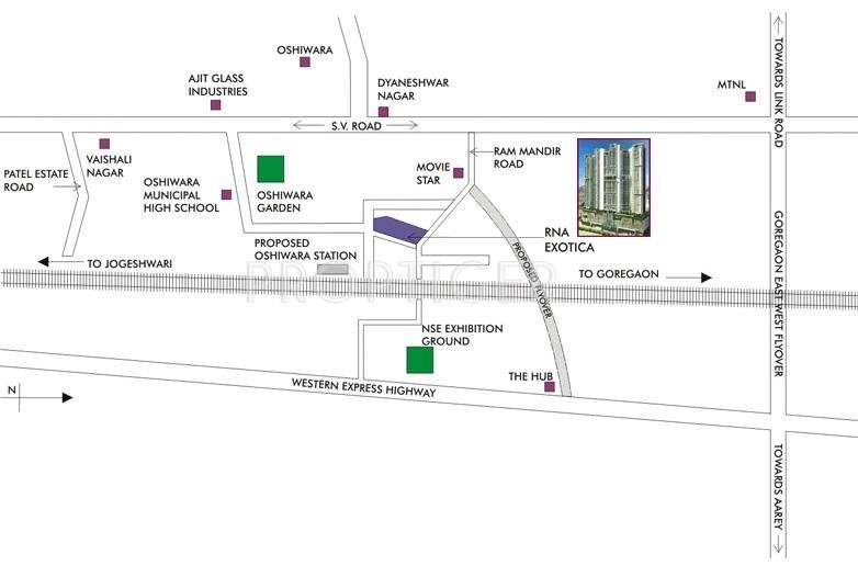 exotica apartment Images for Location Plan of RNA Exotica Apartment