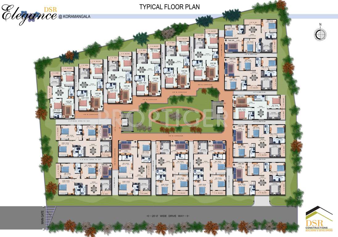 elegance Images for Cluster Plan of DSR Infrastructures Elegance