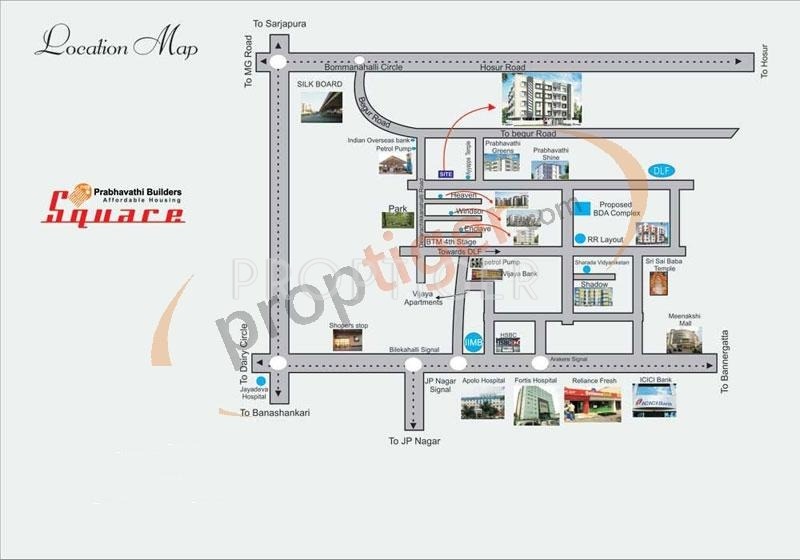  square Images for Location Plan of Prabhavathi Square