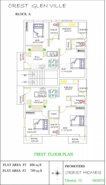 Images for Cluster Plan of Crest Glen Ville 1